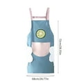 thumbnail image 3 of Xuniizn Aprons for Women with Pockets, Unisex Adjustable Waterproof Aprons for Cooking Large Pockets Chef Apron for Kitchen Cooking, Baking, Grilling, Working, Apron, 3 of 6