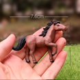thumbnail image 3 of Figuras de Mini caballo para fiesta de cumpleaños, decoración de pastel de caballo de carreras, juguete de valla de Corral, Cowboy Cowgril, suministros de cumpleaños（Plata, 3 of 5