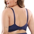 thumbnail image 6 of Woman New Lace Perspective Bra Women Lingerie Underwire Embroidery Floral Bralette Plus Size Non Padded Bra, 6 of 7