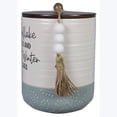 thumbnail image 5 of Youngs 92559 Ceramic White Winter Treat Jar, 5 of 6
