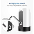 thumbnail image 4 of LNKOO Drinking Water Pump Electric Dispenser 5 Gallon Bottle Desk Top Powerful Rotational Portable for Home Kitchen Office Use with Switch and Power Adapter Rechargeable Battery, 4 of 10