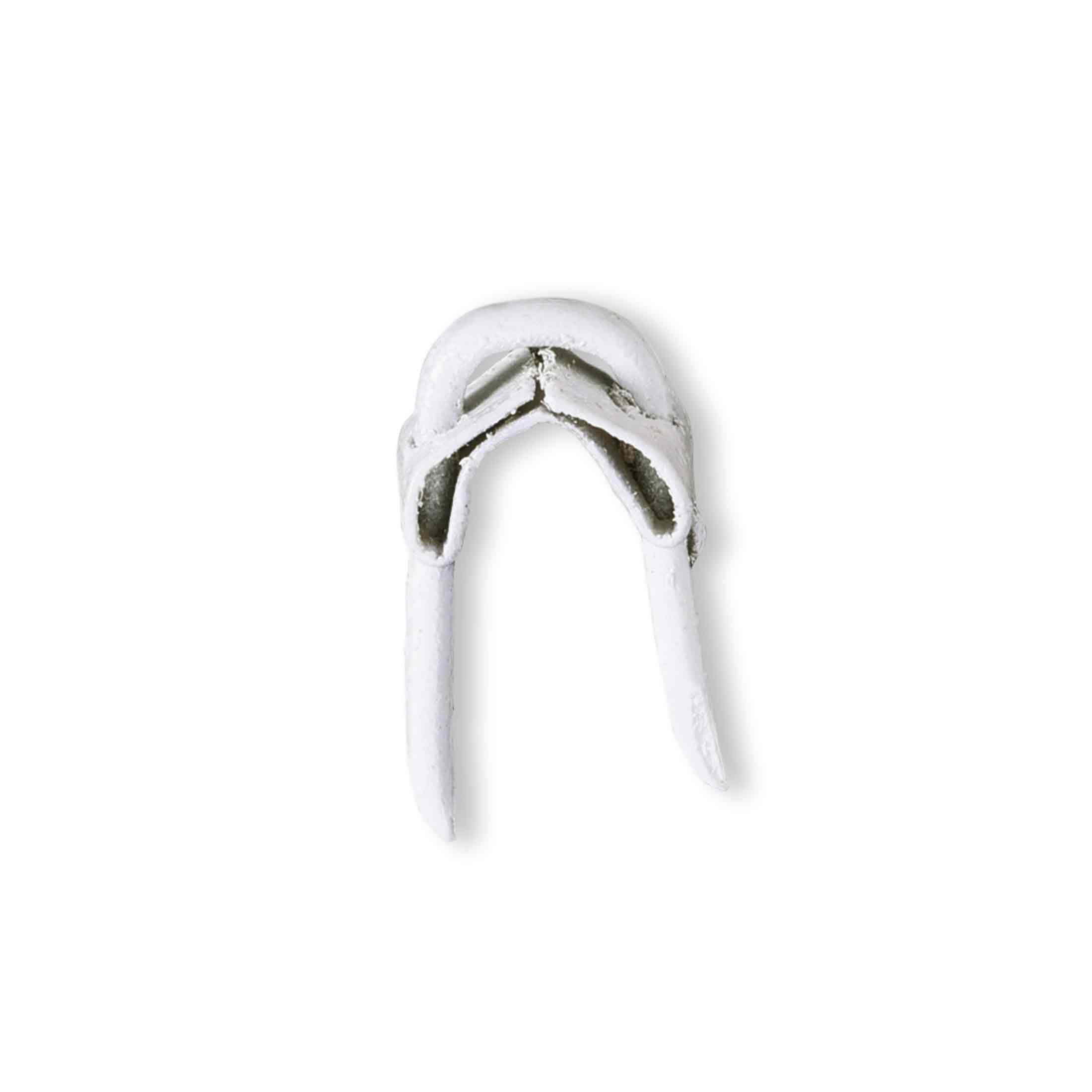 Fas-n-tite Insulated Staples, #5 x 1/2", Steel, Painted, White, 25 pack