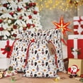 thumbnail image 6 of Pofeuu Halloween Gnome Print Burlap Bags with Drawstrings Drawstring Gift Bags Pouch Bag for Thankgiving Birthday Party Gift Wrapping Treats and Party Favors-Medium, 6 of 9
