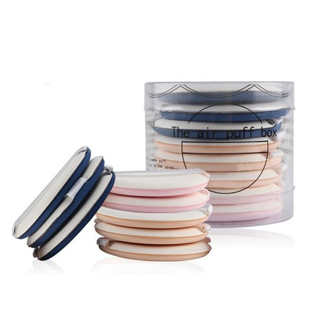 MesaSe 8 Pcs Makeup Foundation Sponge Puff Powder Smooth Latex Cosmetic Puff Women Make-up Tools