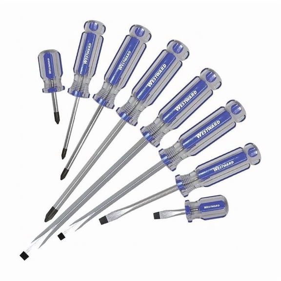 Westward Mag Tip Screwdriver Set, NmPcs8 401L75