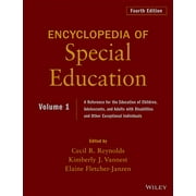 Encyclopedia of Special Education, Volume 1: A Reference for the Education of Children, Adolescents, and Adults Disabilities and Other Exceptional Individuals (Hardcover)
