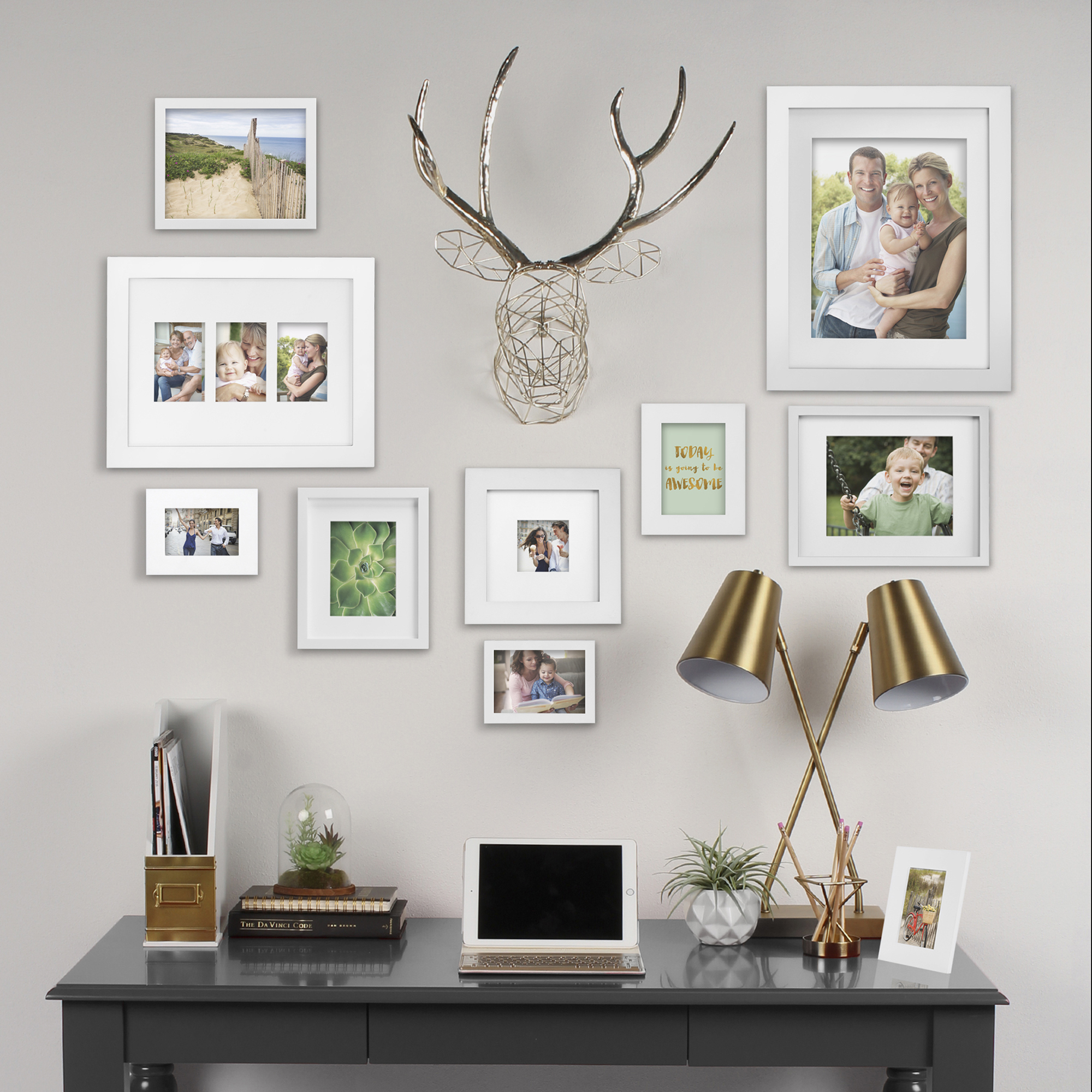Better Homes & Gardens Gallery 11" x 14" Without Mat for 8" x 10", Wall Picture Frame, White - image 2 of 5