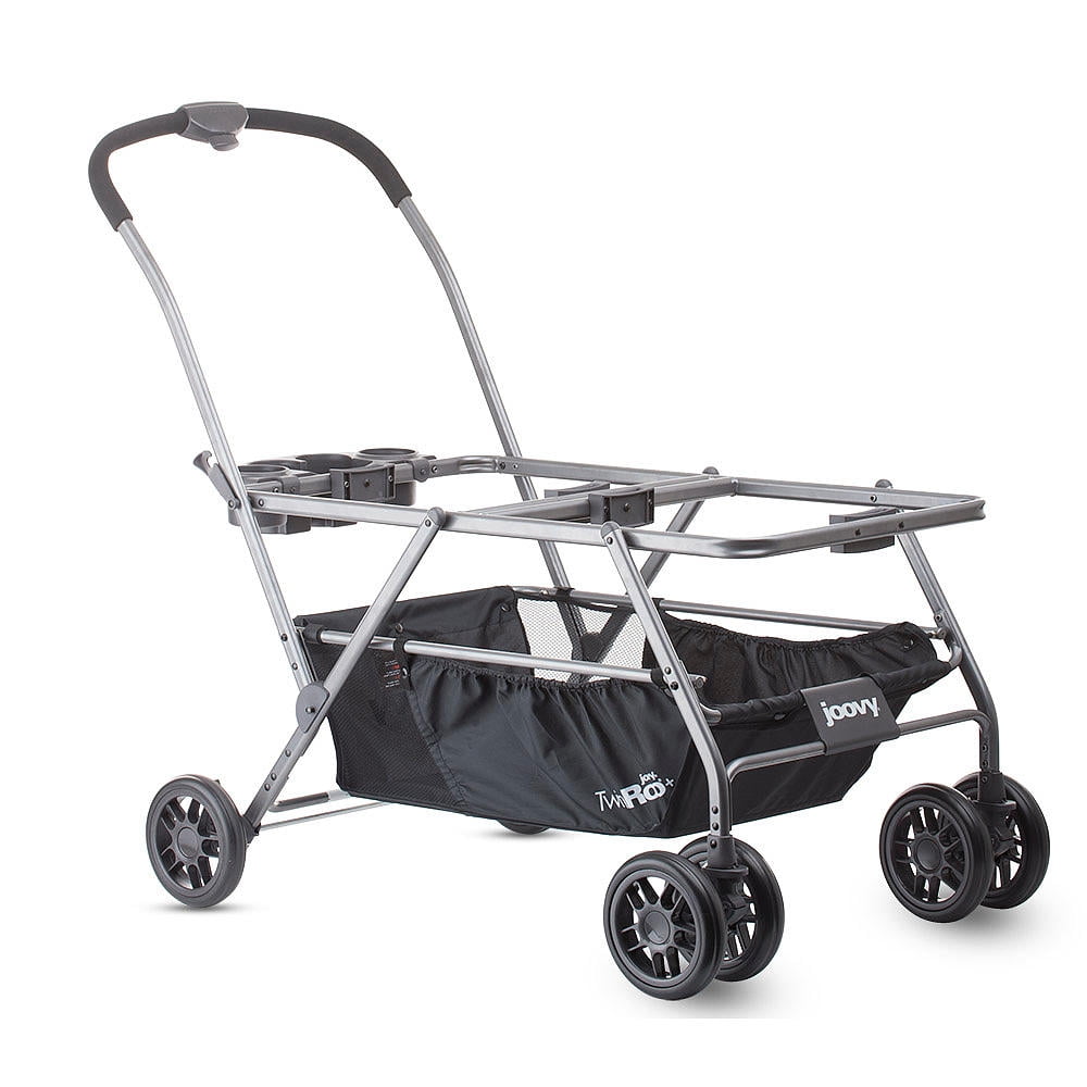 double stroller with double car seat