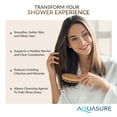 thumbnail image 3 of Aquasure High Capacity Universal Shower Filter with Replaceable Multi-Stage Filter Cartridge – Reduces Itching, Eczema & Acne into Revitalized Hair, Nails & Skin Fast - White, 3 of 8