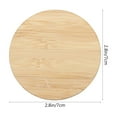 thumbnail image 2 of unbranded 20PCS Unfinished Round Chips for Crafting Light Brown Circle, 2 of 5