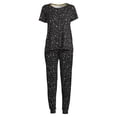 thumbnail image 5 of Secret Treasures Women's and Women's Plus Size T-Shirt and Joggers Pajama Set, 2-Piece, 5 of 5