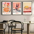 thumbnail image 4 of Italian Pasta Pizza And Wine Set of 3 Prints, Kitchen Wall Art, Modern Italian Quote Prints, Modern Pink Food Trendy Posters, Eclectic Art, Italian Restaurant Art Decoration, No Frame, 4 of 4