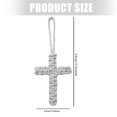 thumbnail image 3 of Christian Faith Keychain Crosses Carabiner Clip Handcraft Cotton Gift for Men Women Multicolor, 3 of 4