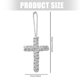 thumbnail image 3 of Christian Faith Keychain Crosses Carabiner Clip Handcraft Cotton Gift for Men Women Multicolor, 3 of 4
