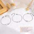 thumbnail image 4 of 2/3/4/5 Pcs Mother Daughter Bracelets Set Birthday Back to School Gifts for Grandma Granddaughter Aunt Niece Gifts Mommy and Me Matching Wish Bracelets, 4 of 5
