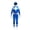 Blue, variant on Power Ran gers Cosplay Costumes for Kids Jumpsuit Fancy Dress up costume party Playsuit
