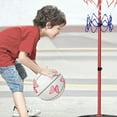 thumbnail image 3 of Ksruee Basketball for Kids High Elasticity Indoor Outdoor Basketball Portable Lightweight Sport Equipment Accessories for Competition Travel Home Beach presents, 3 of 9