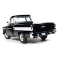 thumbnail image 4 of 1:18 AUTOworld AMM1145 1957 Chevy Cameo Pickup Truck (100th Anniversary) Onyx Black, 4 of 4