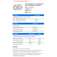 thumbnail image 2 of Front Brake Rotor Set - Compatible with 2006 - 2009 Mercedes-Benz E350 2007 2008, 2 of 2