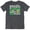 Charcoal Grey, variant on Brazil is My Happy Place Flag Art Sign Print T-Shirt Clothing Gift & Souvenir Black