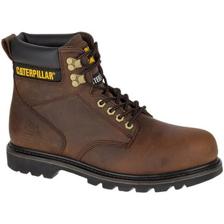 "CAT Footwear Second Shift Steel Toe - Dark Brown 12(W) Second Shift Steel Toe Mens Work Boot"