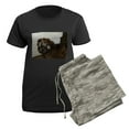 thumbnail image 5 of CafePress - Soft Coated Wheat Terrier Puppy Pajamas - Women's Short Sleeve Print T-Shirt and Pants Dark Cotton Pajama Set, 5 of 7