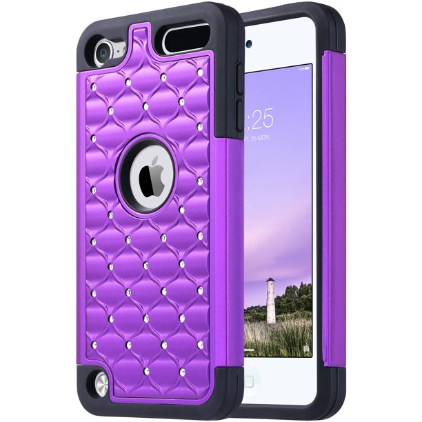 Ipod Touch 6 Case Ipod Touch 5 Case Ipod Touch 7 Case Ulak Glitter Bling Heavy Duty Shockproof Cute Cover For Apple Ipod 6 6th 5 5th Generation And Ipod Touch 2019 Released Walmart Com Walmart Com