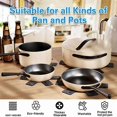 thumbnail image 3 of 20 Pot Pan Protectors, 5 Sizes of Gray Felt Pan and Pan Separator Pads, Non-Slip Pan Divider Pads, 3 of 5