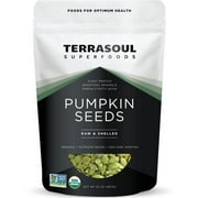 Terrasoul Superfoods Organic Pumpkin Seeds, 2 lbs - Shelled, Raw, Unsalted