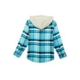 thumbnail image 2 of George Men's Plaid Flannel Shirt with Long Sleeves, Sizes XS-3XLT, 2 of 2