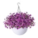 thumbnail image 2 of Cesta de flores artificiales colgantes con plantas artificiales, maceta colgante realista para primavera, balcón, habitación y patio. Estilo C, 2 of 8