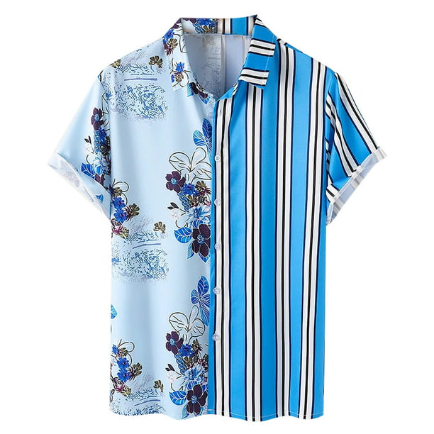 Njoeus Men'S Polo Shirts Short Sleeve Mens Polo Shirt Men'S New Digital ...