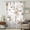 Brown, variant on Brown Grey Floral Spring Sheer Curtains 54 Inches Long, Watercolor Botanical Butterfly Light Filering Curtains, Breathable Simi Curtain Privacy Drapes for Kitchen Bathroom Small Window Treatment