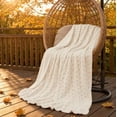 thumbnail image 6 of Halloween Embroidered Faux Fur Throw,Cozy Warm Fall Decorative Blanket for Couch Sofa Bed,Soft Plush Seasonal Home Accent,39.37"x27.55", 6 of 8