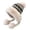 Khaki, variant on Winter Sherpa Knit Beanie Hat for Women Ear Flaps Ski Snow Hats with 3 Pom Poms Faux Furs Warm Beanie Hat,Black
