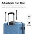 thumbnail image 6 of 3 Piece Hardside Luggage Sets, Hardshell Suitcase Lightweight Durable Spinner Wheels with Duffel Bag and Packing Cubes,Light Blue, 6 of 11