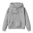 thumbnail image 4 of Sweat à Capuche Surdimensionné à Manches Longues pour Filles avec Poche avant pour Usage Quotidien, 4 of 4