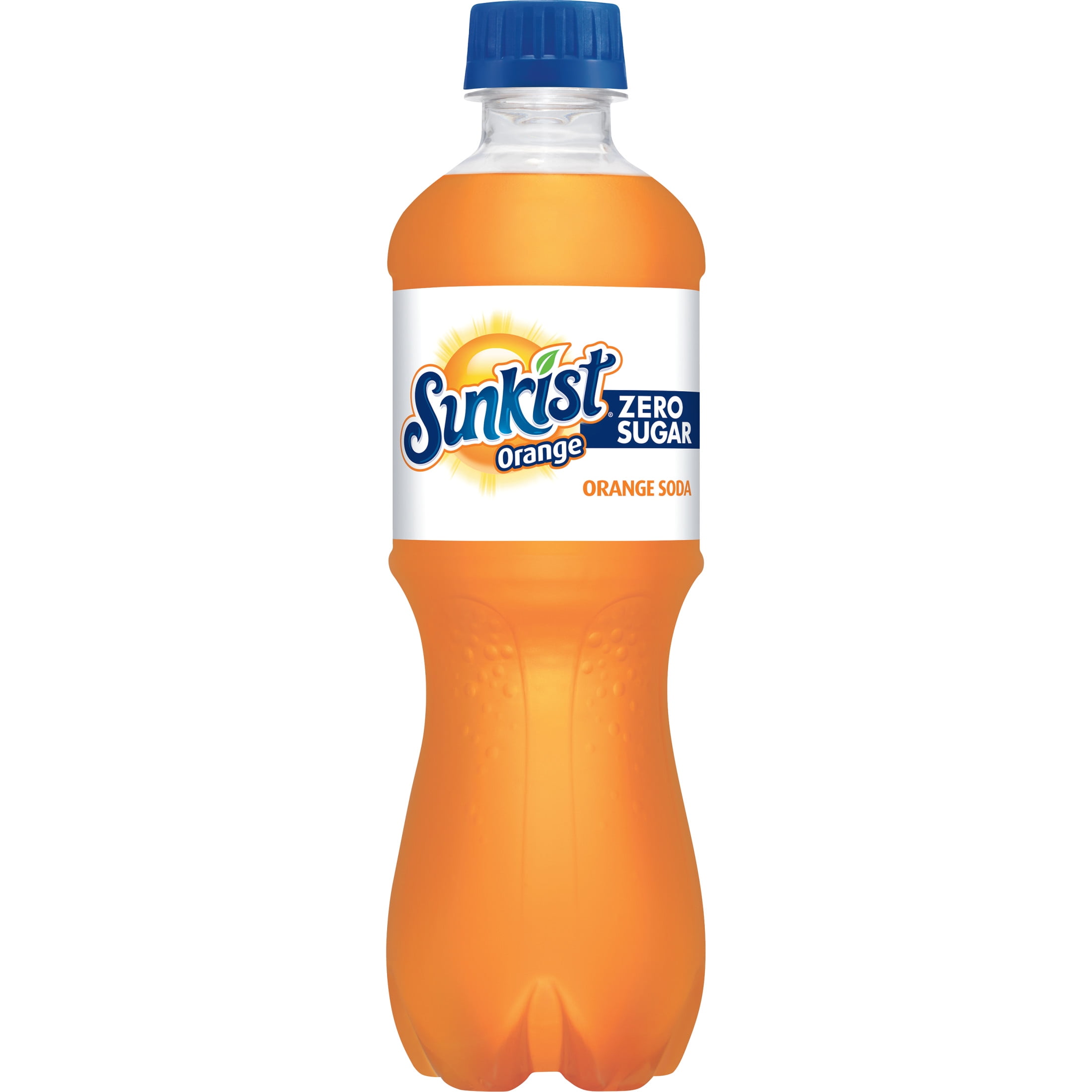 Sunkist Zero Sugar Orange Soda Pop, 16.9 fl oz, 6 Pack Bottles