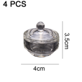 thumbnail image 2 of Acrílico para decoración de uñas con tapa, vaso de cristal transparente, herramientas de cristalería, polvo líquido, herramientas para decoración de uñas Ormromra CPB-DE-LYY434-6, 2 of 5