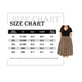 thumbnail image 6 of CASSIE LIZ Women's Plus Size Dress 4X Pocket V Neck Long Patchwork Dress Casual Black Leopard Short Sleeve Cheetah Sundress Loose Fit Spring Summer Dress with Pocket 4XL 24W 26W, 6 of 6