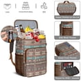 thumbnail image 5 of Travel Cooler Bag - Boho Bohemia Pioneer Flower Geometric Line Art Camping Beer Cooler Backpack with Bottle Opener- Waterproof Insulated Picnic Backpacks - Cooler Bag for Beach, 5 of 6