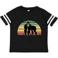 thumbnail image 3 of Inktastic Gorilla Retro Sunset Jungle Animal Boys or Girls Toddler T-Shirt, 3 of 5