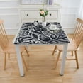 thumbnail image 3 of nygtbtfer Cotton Linen Tablecloth Dust-Proof for Kitchen Dining Table(, Rectangular, 3 of 7