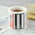 thumbnail image 2 of 100pcs/Roll Car Oil Change Service Reminder Sticker Casement Stock Stickers, 2 of 6