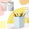 thumbnail image 3 of Ceramic Holder Home Desk Pen Storage Cup Keep Your Organized Stylish Ceramic Pen Holder Pattern Pen Holder Storage pink, 3 of 8
