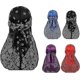 thumbnail image 2 of Cap for Men and Women Soft Comfortable Silk Like Fabric Waves Long Tail Headwear 1 Piecepurple, 2 of 5
