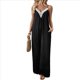 thumbnail image 2 of Bohemios de Pierna con Tirantes Finos, Informales, Sin Mangas, de Verano para Mujer, Elegantes, 2025 Negro XL, 2 of 10