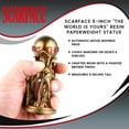 thumbnail image 7 of Scarface 5-Inch "The World Is Yours" Resin Paperweight Statue, 7 of 7