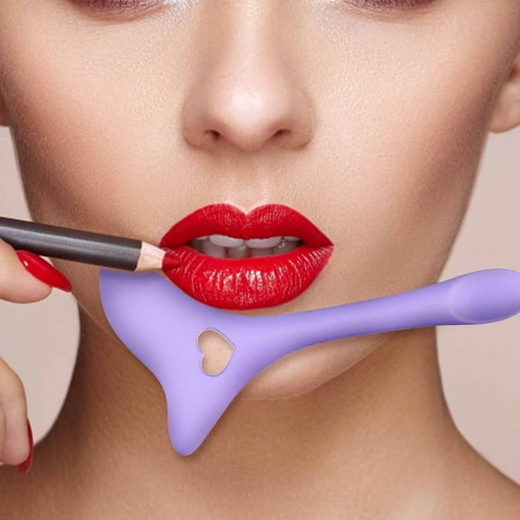 YiFudd Eyeliner Stencils Wing Tips, Silicone Eyeliner Aid, Marscara Drawing Aid, Lipstick Wearing Aid, Face Cream/Mask Applicator, Easy Makeup Tool, Resusable Silicone, Facial Beauty Tools