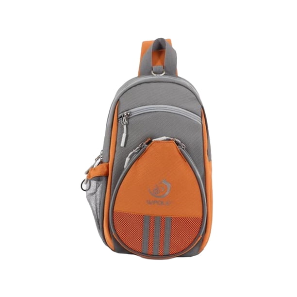 Sac à Raquette De Tennis En Tissu Oxford 600D - Bandoulière Réglable, Fermeture éclair, 70x30 Cm - Housse Légère Pour 1 Raquette
